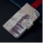 Buy Fashion design pattern leather wallet case for Sony Xperia V LT25I flip phone cover with card holder and stand online