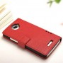 Buy Top Faddist PU leather case for HTC One X ,with card holders stand wallet case for htc s720e, 8 colors online