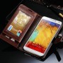 Buy Soft Fashion Wallet Stand Design Leather Case for Samsung Galaxy Note 3 III N9000 Phone Bag Note3 Cover Luxury With Card Holder online