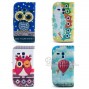 Buy Wallet Leather Case For Samsung Galaxy S3 mini i8190 Stand Credit Card Holder Slot Phone Bags Case for S3mini Elephant Owl Style online