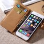 Buy Soft Feel Leather Wallet Stand Function Luxury Case For iPhone 6 6G Phone Bag Cover With Card Holder 9 Colors Black Brown White online