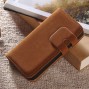 Buy Soft Wallet Case for iPhone 4 4S 4G Vintage PU Leather Phone Bag with Stand Flip Design with Card Holder Muti Colors online