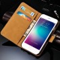 Buy Stand Design Book Real Leather Case For iPhone 6 6G 4.7" Luxury Phone Cover With Card Slot 9 Colors Black 10 Pcs/lot online