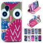 Buy Stand Wallet Leather Case For LG Google Nexus 5 E980 Cartoon Owls Aztec Tribe Credit Card Holder Slot PU Phone bags cases online