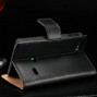 Buy Vintage Genuine Leather Case For Sony Xperia Go ST27i Wallet Style Phone Bag With Stand 2 Card Holders 1 Bill Site Drop Ship online