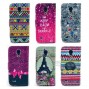 Buy Wallet Leather Case For Samsung Galaxy S4 mini i9190 Owl Aztec Tribe Back Stand Holder PU Phone bags Card Holder Slot online