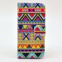 Buy Wallet Style Flip Case with Anchor Stripe Aztec Tribal Tribe Cartoon Print For iphone 5 5S 5G Stand PU Leather Cell Phone Cover online