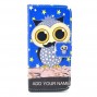 Buy Wallet Style Flip Case with Cute OWL Cartoon Print For iphone 4 4S 4G Stand PU Leather Cell Phone Protective Bag Cover online