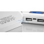 Buy 12000mAh LCD LED USB White External Power Bank Battery Charger for iPhone Samsung HTC S15-W online