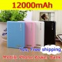 Buy 12000mAH Wallet Style Portable Dual USB Power Bank External Battery Charger for iPhone Samsung Nokia Sony iPad online
