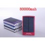 Buy Solar Charger Solar Power Bank 80000mAh Portable Charger Solar External Battery For iPhone Samsung iPad #15 online