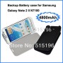 Buy Ultra-high-capacity 4800mAh External Backup Battery Charger Case for Galaxy Note 2 II N7100 Black white online