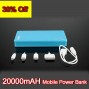 Buy 20000mAh Cell Phone Portable Charger - External Battery Pack Charger - Power Bank Charger - Travel Charger online