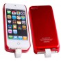 Buy Red 2800mAh Magnetic Power Bank Adsorption Battery Charger Cover Case for Apple iPhone 5 5S 5G online