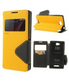 1 PCS Case For Sony Xperia C C2503 ,Roar Korea Diary View Window Leather Cover Stand for Sony Xperia C C2305 S39h