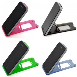 1PCS Foldable Adjustable Mobile Plastic Holder Stand For Tablet Cell Phone