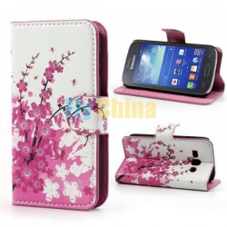 1PCS High Quality Pattern Leather Wallet Flip Cover Case With Stand For Samsung Galaxy Ace 3 S7270 S7275 S7272