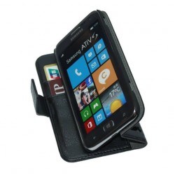 2013 New Slim Wallet Stand Case Leather Case For Samsung Ativ S I8750