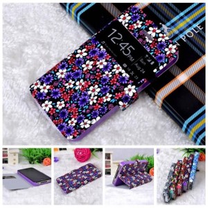 Buy Cherry tree sakura flowers PU Leather phone bags Case For iPhone 4G 4S original Flip Covers Stand Function Wallet Pouch online