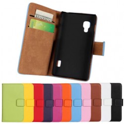 PU Wallet Leather Case For LG Optimus L5 II E460 with Stand Phone Cases Credict Card function