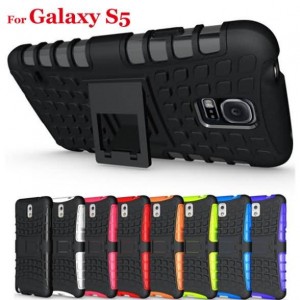 Buy est Hybrid Heavy Duty Durable Combo Phone Case Stand Cover For Galaxy S5 SV I9600 With Kickstand 7 Colors online