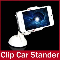 2pcs CellPhone GPS Car Stand Holder For iPhone 5S 5C 5 4S For Galaxy Note 3 S4 S3 Universal 360 Rotating Mount For Most of Phone