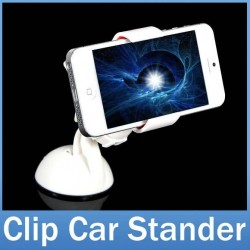 2pcs Universal GPS Car Stand Holder For iPhone 5S 5C 5 4S For Galaxy Note3 S4 S3 360 Dgree Rotating Mount