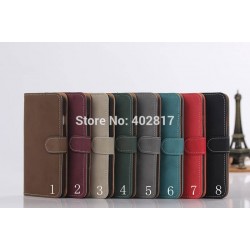 50pcs/lot Vintage Retro PU Leather cell phone cover case card holder Stand Case for iphone 4g 4s DHL EMS FEDEX UPS Shipping