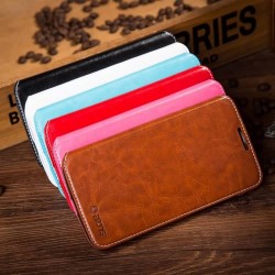 6 Color,Ulitra-thin Luxury Leather Flip Stand Case For Huawei G730 Bag Cover With 2 Card Holder,Free Screen Film