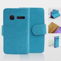 7 Color Stand Glossy Leather Case For Alcatel One Touch Pop C1 OT 4015 4015D Phone Case With Credit Card Hole 1pc