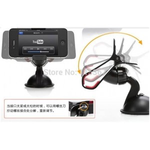 Buy Car Windshield Stand Mount Holder phone Bracket for Iphone 4 5 5s 5g /GPS/MP4 Rotating 360 Degree TRACKING NUMBER online