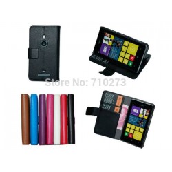 Cell Phone Case Lychee PU Wallet Stand Case For Nokia Lumia 925 with Card Slots and Money Pocket