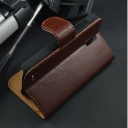 Crazy Horse Leather Wallet Flip Case Cover For Nokia Asha 311 n311 phone bags,with stand function and card holder