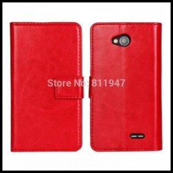 Crazy Horse Pattern HQ Leather Flip Cover for LG L90 Stand Bags Cases with Business Credit Card Holder