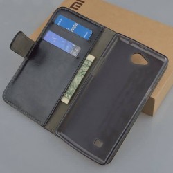 Crazy horse Wallet Leather cover For neken N6 Cases,with stand function and card slots,