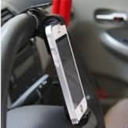 Creative car phone holder Steering wheel stand phone support navigation frame Retractable Phone Stent