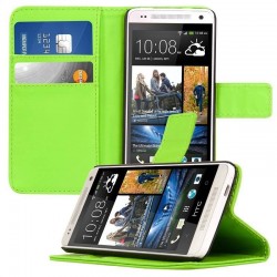 Credit Card Wallet Magnetic Flip Leather Case for HTC ONE Mini M4 610e Leather Case with Stand, Cell Phone Cases, !