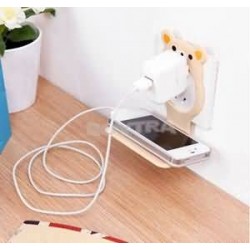 Cute Portable Wall Holder Stand Bear Design charging Charge stand holder For Sale