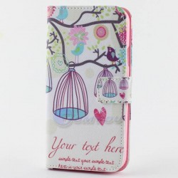 Fashion Leather Bowknot Bow Cartoon Bird Tower Style Flip Stand Pouch Wallet Case Cover For LG Optimus G2 D802 Shell Phone Cases