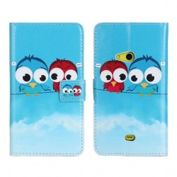FASHION Owl Cute Leather Case for Nokia Lumia 625 N625 Flip Stand Cover Cartoon Phone Cases