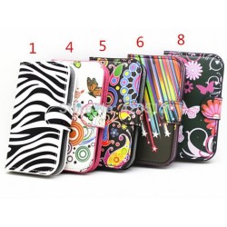 Flower Butterfly Wallet Leather Magnetic Case Stand Phone Cover Skin For Alcatel One Touch Pop C3 OT4033 4033A 4033X 4033D 4033E