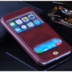 For iPhone 6 5.5 inch Classic Lattice Leather PU Flip stand Phone cover For iphone 6 plus case Luxury 10pcs/1lot