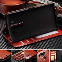 For LG G3 Mini Case,Newest Retro Luxury Leather Wallet Flip Case Stand Design For LG G3 Mini Cell Phone Skin Cover