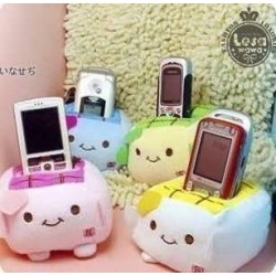 Tofu Holder/Wing/stand/cute Cartoon plush & cellphone stand//Fashion gifts