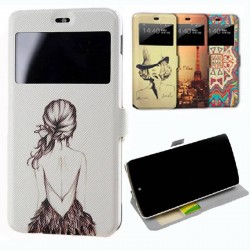 For Nexus 5 High Quality S-View Cartoon PU leather Flip Stand Cover Fashion Luxury Case For Google LG Nexus 5 E980 D820 D821