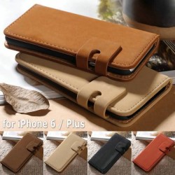 Soft Feel Leather Wallet Stand Function Luxury Case For iPhone 6 6G Phone Bag Cover With Card Holder 9 Colors Black Brown White