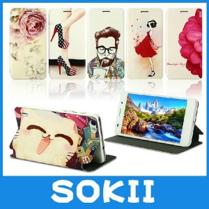 Buy Sokii,Printed Wallet PU Flip Phone Case Cover For Samsung Galaxy S4 I9500 Flip stand leather case+Screen film online