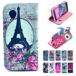 Stand Wallet Leather Case For LG Google Nexus 5 E980 Cartoon Owls Aztec Tribe Credit Card Holder Slot PU Phone bags cases