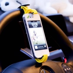 Steering wheel phone mounts & holder,a phone fixed shelves stands, car phone holder mobile scaffold car accessories #A3009005