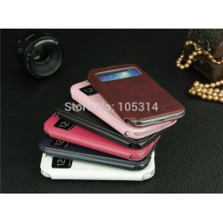 Super Thin Leather S4 i9500 Case View Window Stand Flip Cover Shell for Samsung Galaxy S4 S IV i9500
